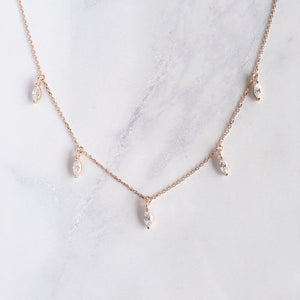 Marquise Necklace - Sterling Silver