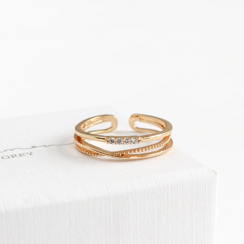 Phoebe Line Ring