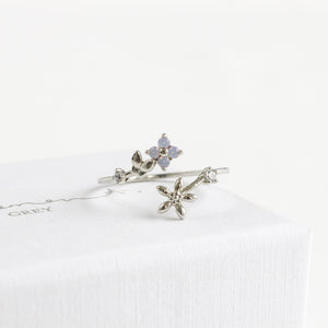 Daisy Butterfly Blossom Ring