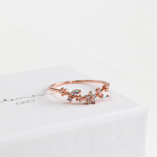 Victoria White Vine Ring