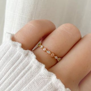Rachel Marquise Half Eternity Ring