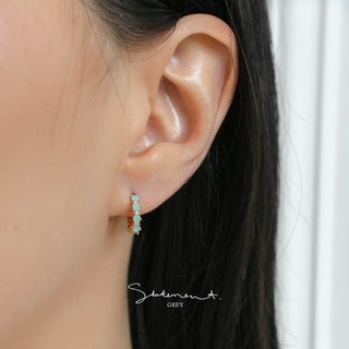 Candy Gem Huggie Earrings