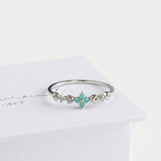 Jade Vine Blossom Ring