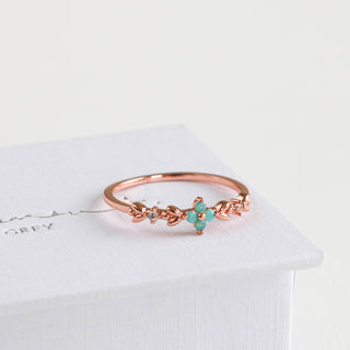 Jade Vine Blossom Ring