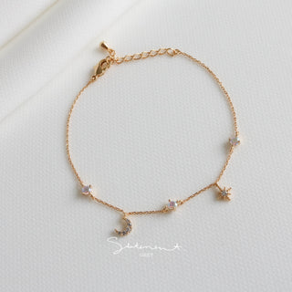 Celestial Moon Star Bracelet