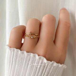 Annie Blossom Butterfly Ring