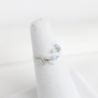 Bleu Leaf Ring