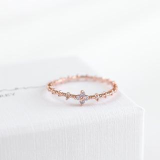 Lilac Pink Blossom Ring