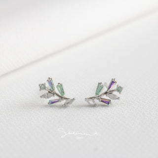 Iredescent Twig Earrings