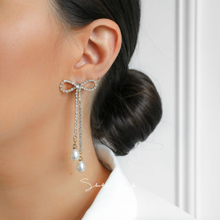 Halie Bow Earrings