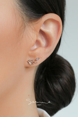 Bleu Set - Necklace, Ring, & Earrings