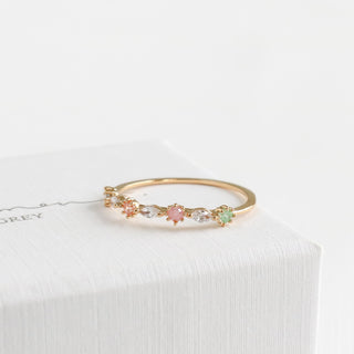 Rachel Marquise Half Eternity Ring