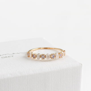 Ovie Half Eternity Ring