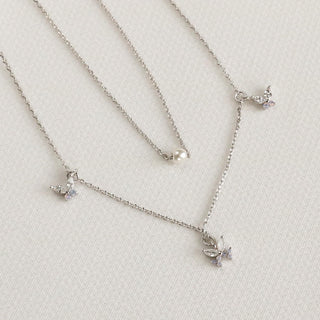 Flutter Pearl Butterfly Necklace