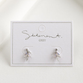Rosy Leaf Branch Earrings