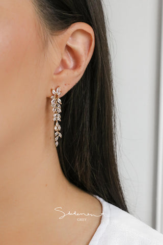 Starlight Crystal Drop Earrings