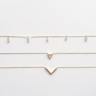 Marquise Necklace - Sterling Silver