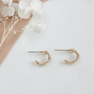 Blossom Huggie Hoop Earrings