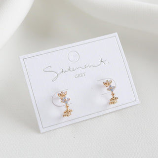 Blossom Huggie Hoop Earrings