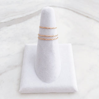 Yves Ring - Sterling Silver (Rose Gold)l