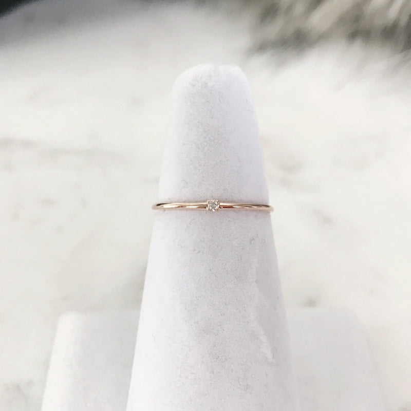 Petite Crystal Ring