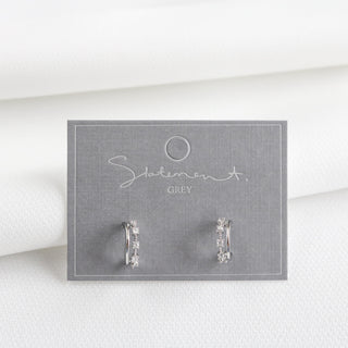 Theo Beaded Huggie Earrings