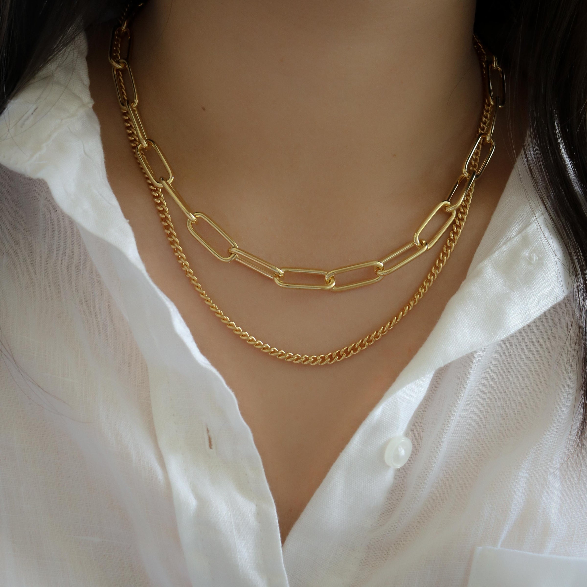 Double Wrap Curb-Link Necklace - | Verdura | Fine Jewelry