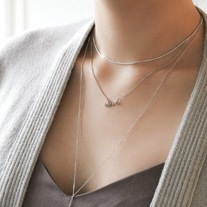 Love Necklace - Sterling Silver – Statement Grey