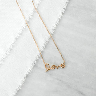 Love Necklace - Sterling Silver