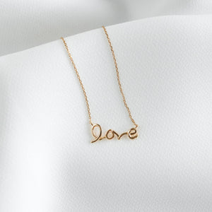 Love Necklace - Sterling Silver