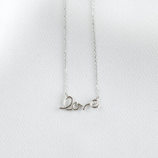 Love Necklace - Sterling Silver