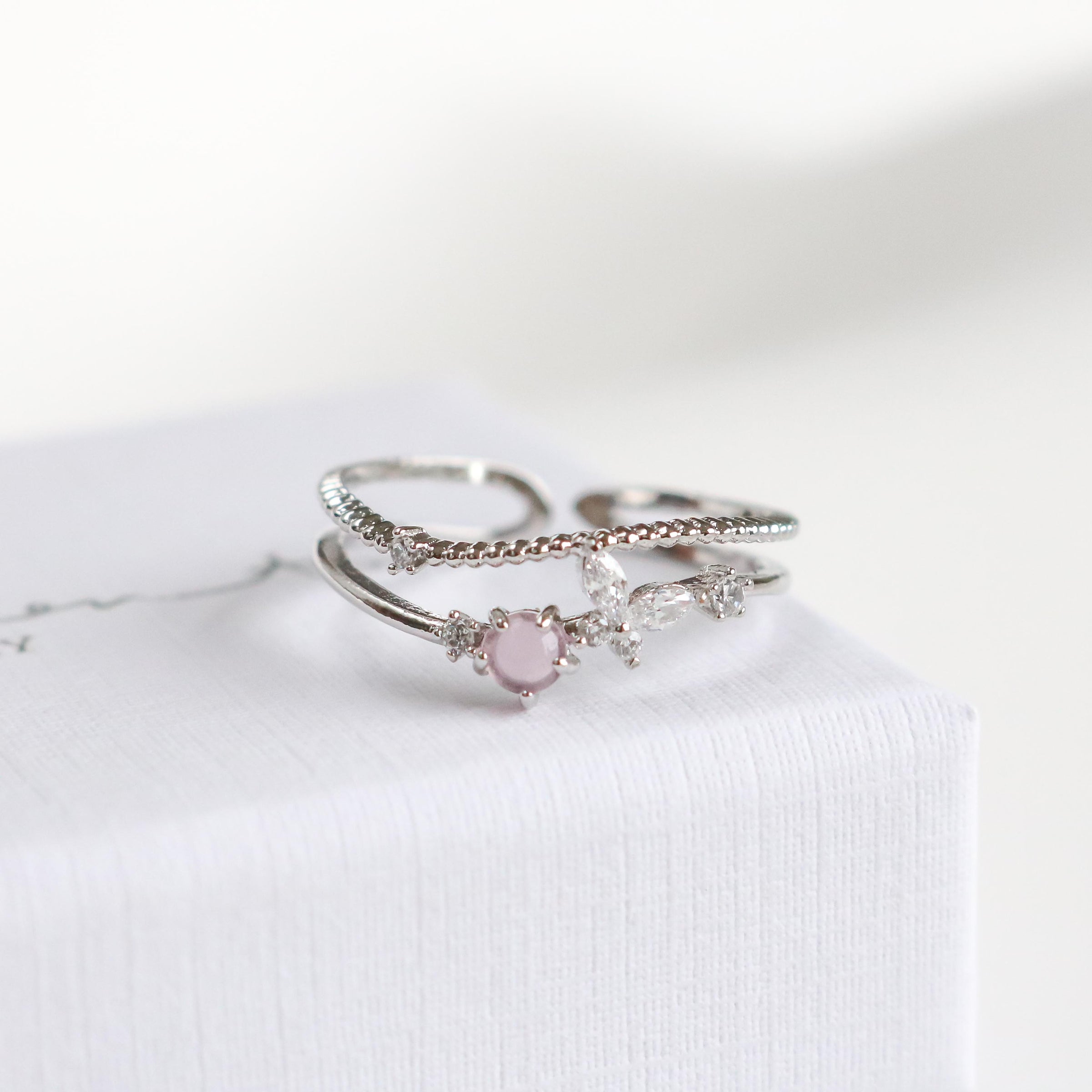 Silver Butterfly Ring, Stackable Ring, Silver Stacking Ring, Dainty Silver  Ring, Girls Ring, Stacking Ring, Butterfly Ring Butterfly Jewelry 